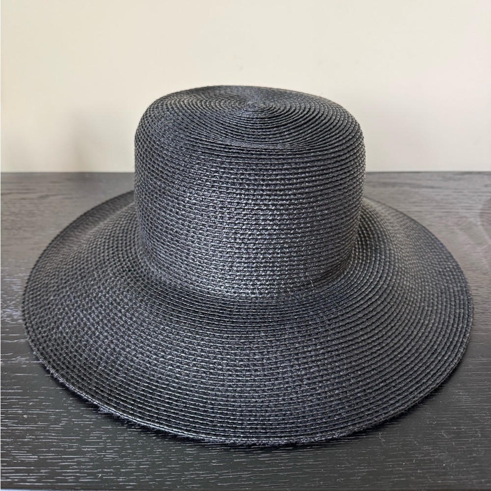 Eric Javits Black Wide-Brimmed Sun Hat